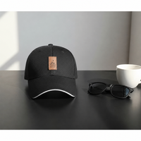 Casquette de baseball premium pour homme, style décontracté, visière incurvée, en cuir, avec logo personnalisé, pour le sport ou le quotidien