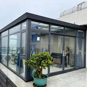 Verrière préfabriquée <span class=keywords><strong>en</strong></span> alliage d'aluminium au design moderne avec toit plat pour hôtels, maisons <span class=keywords><strong>en</strong></span> verre et vérandas - Product Image 2