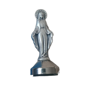 Metal Milagrosa Mary Mini Estatua - Product Image 1