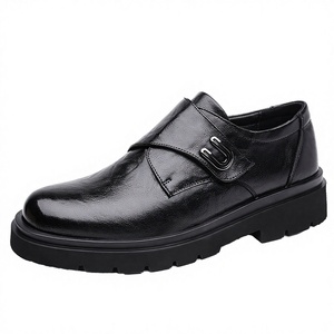 <b>High</b> Quality Wholesale Spring Fashion Business Men <b>Split</b> Leather Square Toe Shoes Office Oxford Casual <b>Dress</b> Shoes & Oxfords - Product Image 2