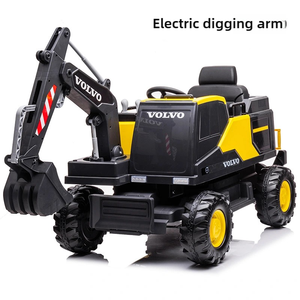 Berlisensi VOLVO penggali anak-anak naik mobil dengan elektronik 12V mobil listrik anak-anak truk pengendali jarak jauh untuk anak-anak - Product Image 5