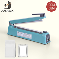 Machine de scellage manuelle SF-300 pour sacs en aluminium, largeur de scellage 2 mm, coque métallique, 300 mm (12 pouces), commande d'essai