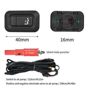 Système de <span class=keywords><strong>massage</strong></span> pour siège de voiture - <span class=keywords><strong>Massage</strong></span> pneumatique 12 points de qualité automobile 12V. <span class=keywords><strong>Massage</strong></span> puissant avec réglage de la force sur trois niveaux - Product Image 5