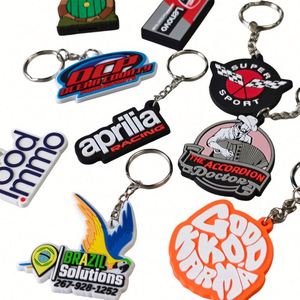 Custom 2D Soft PVC & Silicone Keychain Personalized 3D Metal & Plastic Logo Keyring Customized Key Chain - Product Image 6