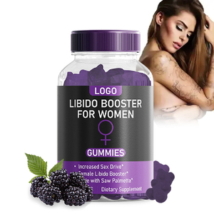 Permen Gummy Penguat <span class=keywords><strong>Libido</strong></span> Wanita Herbal Alami Halal Label Pribadi OEM Mendukung Kadar Hormon dan Energi yang Sehat - Product Image 1