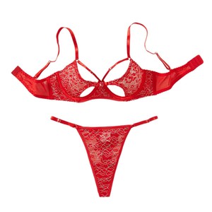 Lingerie Sensuelle en Dentelle Florale Transparente, Costume Érotique <span class=keywords><strong>de</strong></span> Mariée, String Invisible Sexy, Tenue <span class=keywords><strong>de</strong></span> Jeu <span class=keywords><strong>de</strong></span> Rôle Nue - Product Image 6