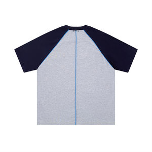 <span class=keywords><strong>Raglan</strong></span>-T-Shirt zum Fabrikpreis mit Kontrastnähten Übergroßes Baumwoll-<span class=keywords><strong>Raglan</strong></span>-T-Shirt für Herren - Product Image 4