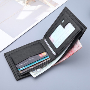 <span class=keywords><strong>Portefeuille</strong></span> en cuir Pu pour hommes, porte-cartes de poche pour pièces de monnaie, pochette pour hommes, porte-<span class=keywords><strong>Photo</strong></span>, nom <span class=keywords><strong>gravé</strong></span>, marque, porte-monnaie - Product Image 5