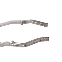 MPER para Mercedes ML63 W166 M157 5.5T 2012-2015, Tubo de Escape de Acero Inoxidable con Protector Térmico, Mejora Turbo, Sonido Deportivo