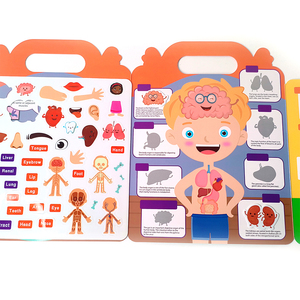 Giocattolo educativo <span class=keywords><strong>per</strong></span> bambini bambini occupato libro di educazione genitoriale bambini pratica abilità formazione libro adesivo - Product Image 4