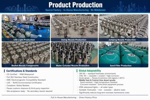 <span class=keywords><strong>Fuente</strong></span> <span class=keywords><strong>de</strong></span> Agua Profesional para Piscina, Sistema <span class=keywords><strong>de</strong></span> Suelo Seco para Exteriores <span class=keywords><strong>de</strong></span> 3x2m, 25 Boquillas, Acero Inoxidable, LED DMX512, Comercial - Product Image 5