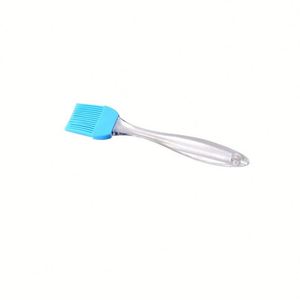 Vente en gros d'outils de cuisson et de pâtisserie personnalisés Outil de bricolage pour gâteau en silicone avec manche en plastique transparent Brosse à huile et à balayage Brosse en silicone - Product Image 4