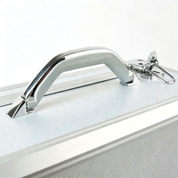 Étui de transport en aluminium personnalisé OEM ODM, boîte à outils portable avec mousse EVA PU personnalisée