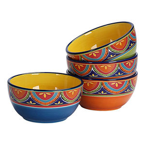 Cuenco de cerámica de fruta de ataque de tiburón pintado a mano creativo, ensalada irregular, sopa, ramen, arroz, mezcla, servir postre, cuenco personalizado - Product Image 4