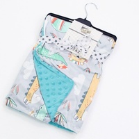 Couverture bébé en minky à pois certifiée CPC, best-seller, 100% polyester, pour garçons et filles, couverture d'emmaillotage, literie douce pour nouveau-nés