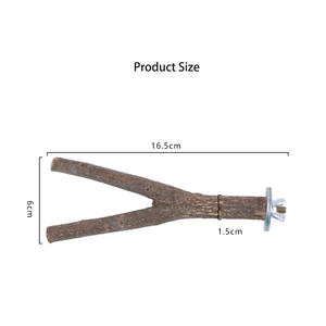 Pet kuş oyuncaklar kuş standı çerçeve afrika gri papağan ahşap oyuncak tırmanma ahşap sopa kuş malzemeleri - Product Image 4