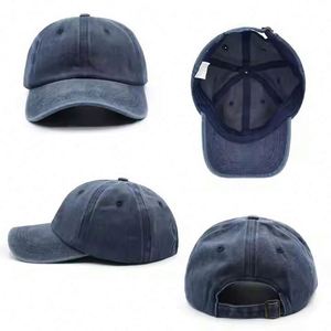 Wholesale Blank Washed Unstructured Low Profile Dad Hat Custom Logo Cotton <b>Plain</b> Strapback Vintage Baseball <b>Cap</b> - Product Image 6