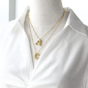 <span class=keywords><strong>Ixin</strong></span> Hiphop Bijoux Ballon Lettre Glacé Initiale Pendentif Micro Insert Zircon Bulle Lettres Collier - Product Image 2