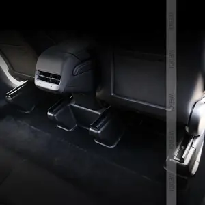 कार सामान आंतरिक कार सीट रेल कोने रक्षक टेस्ला मॉडल वाई 2021 2022 के लिए सामने पीछे की सीट लात रक्षक खोल