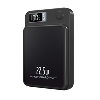 Mini Batterie Externe pour iPhone, Power Bank Magnétique Sans Fil 10000mAh 5000mAh, Chargeur Portable Externe pour iPhone et Android