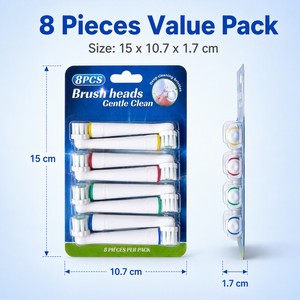 Têtes de <span class=keywords><strong>brosse</strong></span> <span class=keywords><strong>à</strong></span> <span class=keywords><strong>dents</strong></span> de rechange professionnelles, lot de 8, compatibles avec les poignées standard <span class=keywords><strong>Oral</strong></span> <span class=keywords><strong>B</strong></span>, <span class=keywords><strong>prix</strong></span> de gros, directement de l'usine - Product Image 4