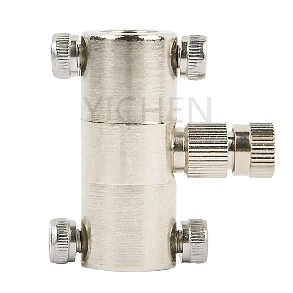 Hoge Druk Fog Systeem Nozzle Fittingen, 9.52Mm Pijp Verbinding Vernevelingsinstallaties Nozzle Messing Connector Nozzle