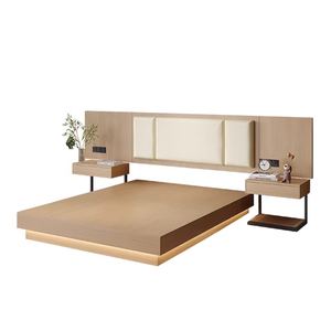 लिविंग रूम के लिए अनुकूलित आधुनिक पैनल होटल बिस्तर का उपयोग मानक आकार वाणिज्यिक फर्नीचर होटल बिस्तर अपार्टमेंट स्कूल - Product Image 5