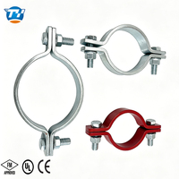 Collier de serrage sismique en acier galvanisé UTT60 pour travaux de support de conduites d'incendie industrielles