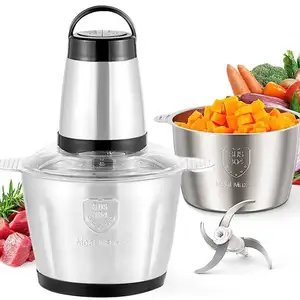 Thủy tinh đa chức năng mẫu miễn phí máy điện, chopper Mincer Mixer mạnh mẽ đập máy xay thịt/