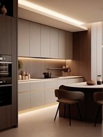 Meuble de cuisine modulaire moderne en acier inoxydable 304, construction épaissie, résistant à la rouille, écologique, avec robinet, glissières de tiroir et évier