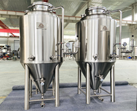 Fermenteur à bière sous pression, unité conique de 300 l, acier inoxydable, 200 l / Fermenteur sous pression pour brassage à domicile