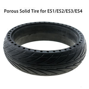 Roue en caoutchouc pleine de huit pouces pour la remplacement des pneus des trottinettes électriques <span class=keywords><strong>Ninebot</strong></span> <span class=keywords><strong>Segway</strong></span> ES1 <span class=keywords><strong>ES2</strong></span> ES3 ES4, utilisation avant et arrière - Product Image 2