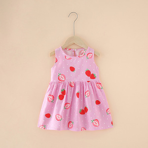 Vestido Floral de Algodón para Niña de 1 a 6 Años, Diseño Nuevo de Verano 2022, Vestido Holgado con Estampado para Bebés, Ropa Casual para Niñas - Product Image 2
