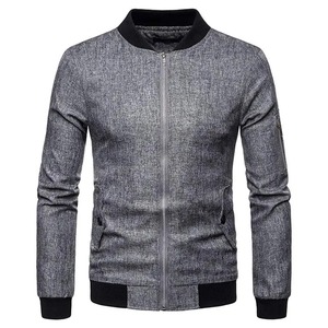 High-quality Men's Winter Bomber <b>Jacket</b> Durable & Comfortable Eco-Friendly Windproof Front Logo Oversized Canvas OEM Service - Product Image 3