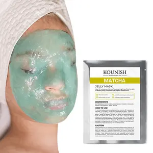 KOUNISH Masker Wajah, Masker Wajah Hydro Jelly Pemutih Perawatan Kulit Kecantikan Kolagen Organik