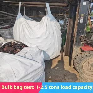 1 tonne en vrac Fibc pp grand sac avec logo 1000kg 1500kg pour <span class=keywords><strong>chantier</strong></span> de construction sable terre stockage en vrac - Product Image 3