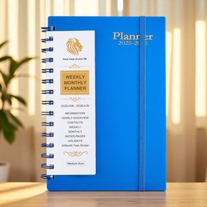 2026 Custom Logo Print Eco-Friendly Hardcover PVC/PP Cover <b>Spiral</b> <b>Bound</b> A5 120 Sheets Bulk Promotional School College Ruled - Product Image 3