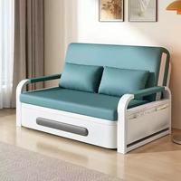 Sofá Cama Plegable Moderno Directo de Fábrica, Sofá Convertible Portátil con Estructura Duradera de Madera y Metal