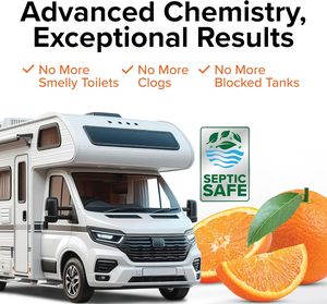 Poudre de traitement écologique pour fosse septique, paquets enzymatiques désodorisants pour la décomposition des déchets des toilettes de camping-car - Product Image 6