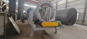 Fabrika mineral şaftsız trommel ekran taş granül elek eleme makinesi büyük trommel kum elek