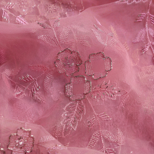 Elegant Square Design Beaded Embroidery Breathable Eco-Friendly 100% Polyester Fabric Soft Net Lace <b>Material</b> for Accessories - Product Image 1