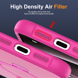 เคสโทรศัพท์กันกระแทกสีชมพูร้อนแบบใสขุ่นพร้อมขาตั้งแม่เหล็กสำหรับ <span class=keywords><strong>iPhone</strong></span> <span class=keywords><strong>13</strong></span> <span class=keywords><strong>Pro</strong></span> 6.1 นิ้ว รองรับ <span class=keywords><strong>Mag</strong></span>-<span class=keywords><strong>Safe</strong></span> - Product Image 5