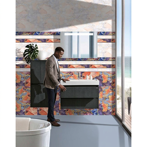 Carreaux muraux en céramique numérique métallisés brillants Vistaar, épaisseur 8 mm, garantie 5 ans+, 12x18 30x45cm 300x450mm, étanches - Product Image 2