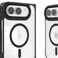 Coque de téléphone magnétique transparente anti-jaunissement pour iPhone Duo, protection directe d'usine