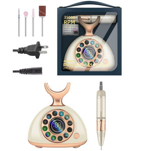 Perceuse à ongles professionnelle rétro électrique Portable téléphone perceuse à ongles pour vernis à ongles - Product Image 4