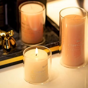 Bán buôn tùy chỉnh kích thước nến ống khói Windproof người giữ ngọn nến sàn máy tính để bàn cao Borosilicate Glass Candle cup - Product Image 2