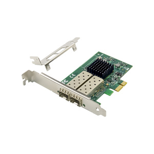 Sunweit st7257 Dual-Port 1 gam SFP <span class=keywords><strong>Ethernet</strong></span> PCI Express X1 Gigabit <span class=keywords><strong>adapter</strong></span> thẻ jl82576eb Chipset - Product Image 1