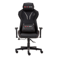 Chaise de jeu PC Extreme Racing Design moderne Vente en gros Chaise d'ordinateur ergonomique en maille noire en cuir synthétique