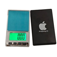 Báscula Digital de Bolsillo de Alta Precisión 0.01g, Mini Balanza Electrónica para Joyería de ABS+Acero Inoxidable con CE, ROHS, FCC y Función Tare