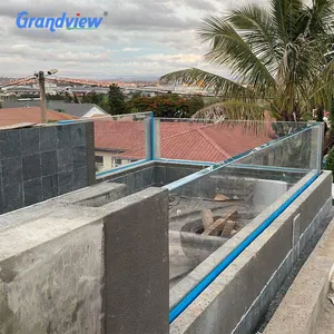 80mm See Through Pool Window 100mm Acrylic Pool Panel Acrylic Acrylic Pool Wall For Villa